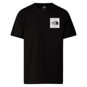 Logo Tee Korte Mouw Shirt The North Face , Black , Heren