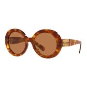 Havana/Lichtbruine Zonnebril Miu Miu , Brown , Dames