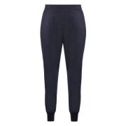 Geribbelde wollen trainingsbroek met zakken Stella McCartney , Blue , ...