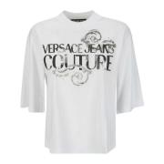 T-shirts en Polos Versace Jeans Couture , White , Dames