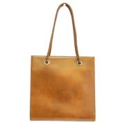 Pre-owned Leather handbags Cartier Vintage , Brown , Dames