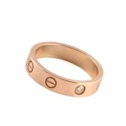 Pre-owned Rose Gold rings Cartier Vintage , Yellow , Dames