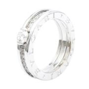 Pre-owned Silver rings Bvlgari Vintage , Gray , Dames