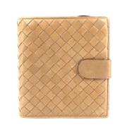 Pre-owned Leather wallets Bottega Veneta Vintage , Brown , Dames