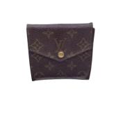 Pre-owned Leather wallets Louis Vuitton Vintage , Brown , Dames