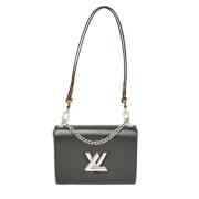 Pre-owned Leather louis-vuitton-bags Louis Vuitton Vintage , Black , D...