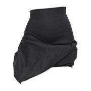 Gedrapeerde Rok Rick Owens , Black , Dames