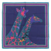 Pre-owned Silk scarves Louis Vuitton Vintage , Multicolor , Dames