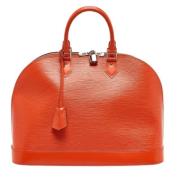 Pre-owned Leather louis-vuitton-bags Louis Vuitton Vintage , Orange , ...