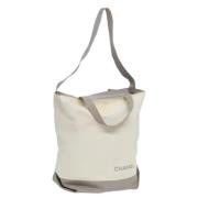 Pre-owned Nylon totes Chanel Vintage , White , Dames