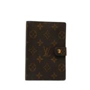 Pre-owned Canvas wallets Louis Vuitton Vintage , Brown , Dames