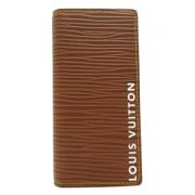 Pre-owned Leather wallets Louis Vuitton Vintage , Brown , Dames