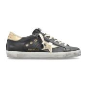 Sneakers Super-Star Classic Met Lijst Golden Goose , Black , Dames