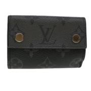 Pre-owned Canvas wallets Louis Vuitton Vintage , Black , Dames