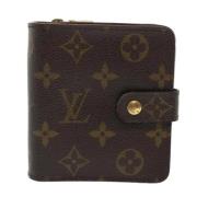 Pre-owned Canvas wallets Louis Vuitton Vintage , Brown , Dames