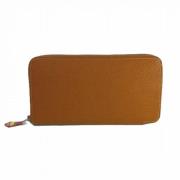 Pre-owned Leather wallets Hermès Vintage , Brown , Dames