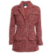 Pre-owned Fabric outerwear Chanel Vintage , Pink , Dames