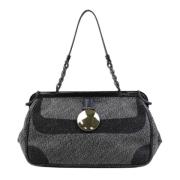 Pre-owned Canvas shoulder-bags Bottega Veneta Vintage , Black , Dames