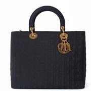 Pre-owned Canvas dior-bags Dior Vintage , Black , Dames