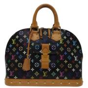 Pre-owned Canvas louis-vuitton-bags Louis Vuitton Vintage , Black , Da...