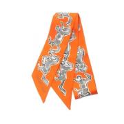 Pre-owned Silk scarves Hermès Vintage , Multicolor , Dames