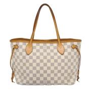 Pre-owned Canvas louis-vuitton-bags Louis Vuitton Vintage , White , Da...