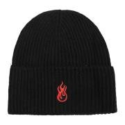 Zwarte Beanie Muts voor Mannen Vision OF Super , Black , Heren