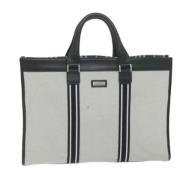 Pre-owned Canvas handbags Burberry Vintage , Gray , Dames