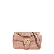 Pre-owned Leather gucci-bags Gucci Vintage , Pink , Dames