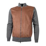 Bruin Grijs Cashmere Alcantara Vest Cashmere Company , Multicolor , He...