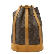 Pre-owned Canvas louis-vuitton-bags Louis Vuitton Vintage , Brown , Da...