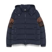 Gewatteerde Ganzendons Jas Zwart Moncler , Black , Heren