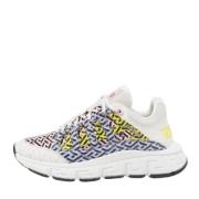 Pre-owned Leather sneakers Versace Pre-owned , Multicolor , Dames