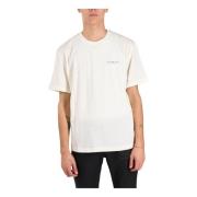 Authentiek T-shirt met voorlogo IH NOM UH NIT , White , Heren