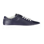 Blauwe Sportieve Heren Veterschoenen Calvin Klein , Blue , Heren