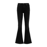 Zwarte Denim Jeans 7 For All Mankind , Black , Dames