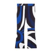 Blauwe Broek voor Vrouwen Emilio Pucci , Multicolor , Dames