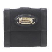 Pre-owned Canvas wallets Gucci Vintage , Black , Dames