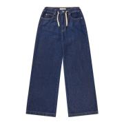 Elegante Indigo Jeans met Koord Munthe , Blue , Dames