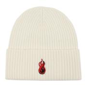 Offwhite Beanie Muts Vision OF Super , White , Heren