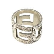 Pre-owned Silver rings Gucci Vintage , Gray , Heren