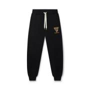 Tennis Club Icon Joggers met Borduurwerk Casablanca , Black , Heren