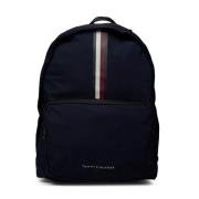 Stijlvolle Skyline Stripe Rugzak voor Heren Tommy Hilfiger , Blue , He...