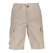 Beige Bermuda Shorts Regular Fit Logo North Sails , Beige , Heren