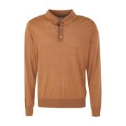 Polo Shirt Ermenegildo Zegna , Brown , Heren