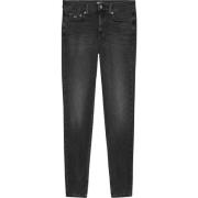 Zwarte Skinny Fit Stretch Denim Jeans Tommy Jeans , Black , Dames