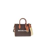 Bruine Mirella Shopping Tas met Slot Michael Kors , Brown , Dames