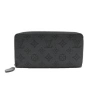 Pre-owned Leather wallets Louis Vuitton Vintage , Black , Dames