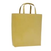 Pre-owned Coated canvas handbags Prada Vintage , Yellow , Dames