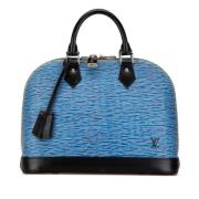 Pre-owned Leather louis-vuitton-bags Louis Vuitton Vintage , Blue , Da...